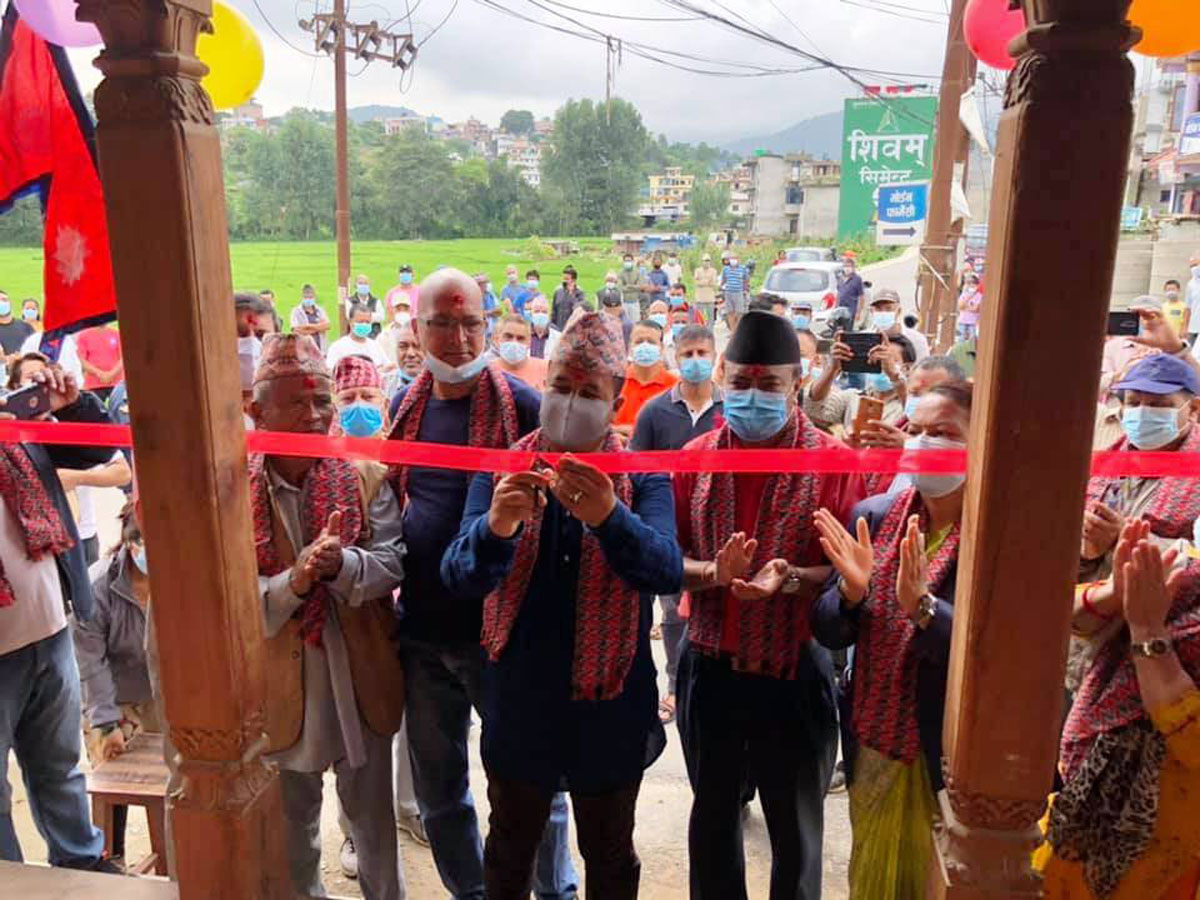 पुनःनिर्मित पाटी र सिमाना पुल उद्घाटन